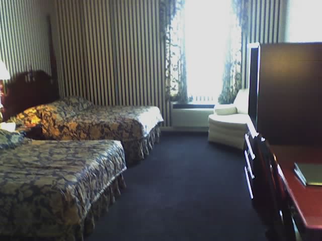 A twin bed room at the Landmark 