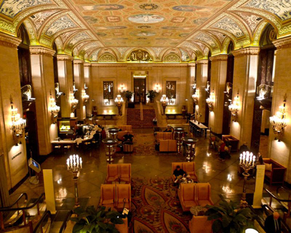 Hilton Palmer House Lobby Chicago Illiniois