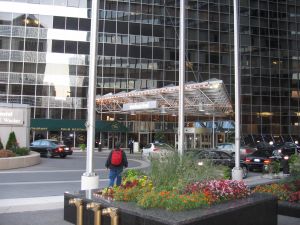 Entry of Swiss Hotel Chicago
